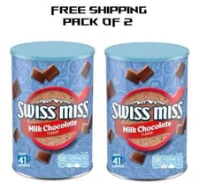 Swiss Miss Milk Chocolate Flavored Hot Cocoa Mix, 45.68 oz. Canister