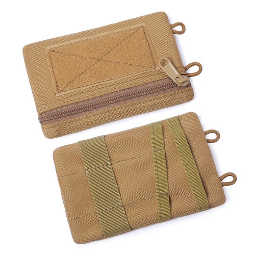 Organizador táctico compacto para tarjetas de bolsillo moneda EDC engranajes bolsa y cordón para el cuello - Imagen 14 de 14