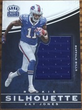2017 Crown Royale Jumbo Rookie Silhouette Jerseys Zay Jones #2 Buffalo Bills