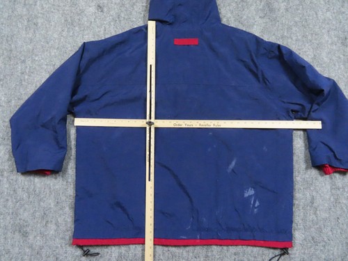 Vintage Nike Jacket Mens XXL Blue Windbreaker Rain Coat Mesh Lined Swoosh 90s - Picture 7 of 17