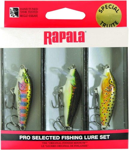 Rapala Contdown Trout Lure Set Kit 3.5cm 3g Minnow - Picture 4 of 6