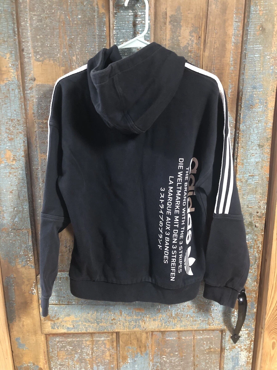 Fest Bi Ulydighed Men&#039;s Adidas Original NMD FZ Pullover Black Hoodie Medium | eBay