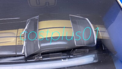 ACME A1801827 1966 Custom Shelby Gt350h Black W/ Gold Stripes Diecast Car 1 18 F