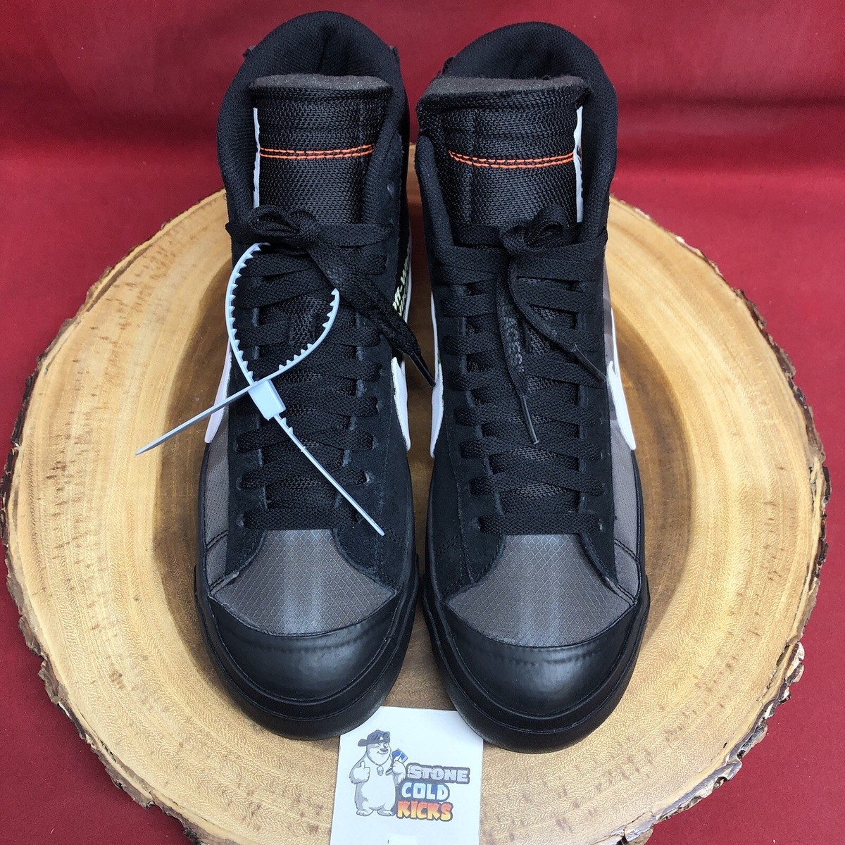 Nike Blazer Off White Grim Reaper size 10.5 AA3832–001 Black