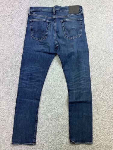 Jeans Edwin Uomo 31x31 Maddox Stax Blu Scuro Flex Denim Slim Fit NUOVO - Foto 10 di 10