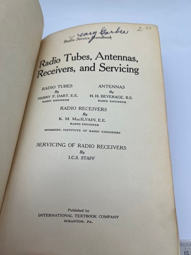 Vtg Podręcznik serwisu radiowego 1928 Międzynarodowa firma podręcznikowa Wielka Brytania UK - Zdjęcie 4 z 12