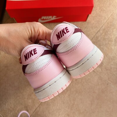 タグ付き❗NIKE ナイキ キッズ スニーカー CW1588 ピンク 19㌢❤ Nike Dunk Low Pink Foam Red White PreSchool Size 3Y CW1588