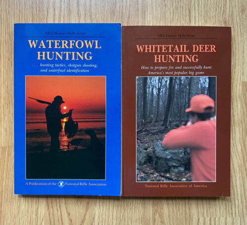 NRA Hunter Skills Series 2 Books Lot: Whitetail Deer Hunting & Waterfowl Hunting - Picture 1 of 3