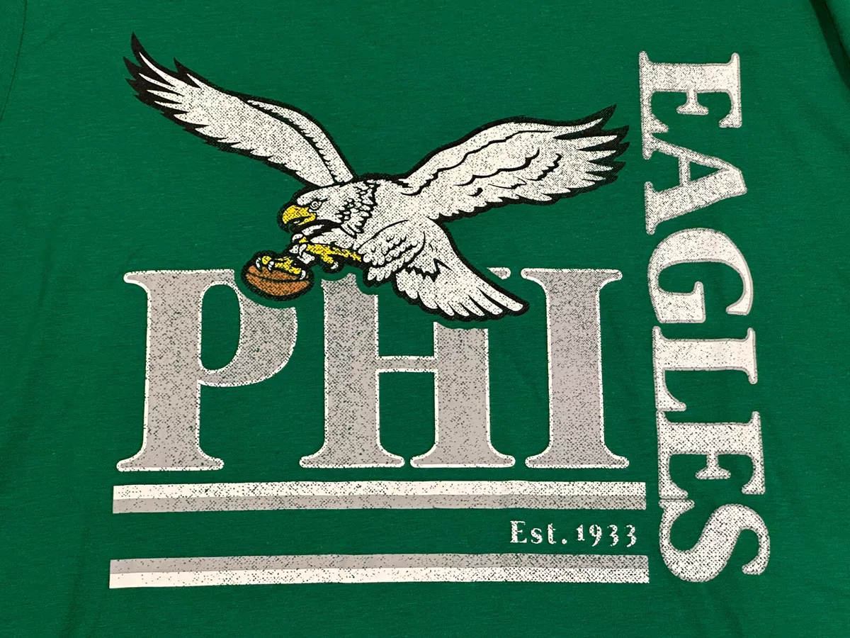 Philadelphia Eagles NFL Men's Nike Kelly Green Wordmark Logo T-Shirt  Size XXL