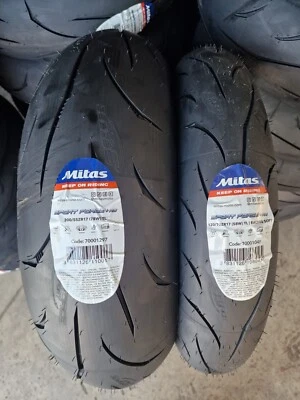 Coppia 120/70 17 58W 200/55 17 78W MITAS SPORT FORCE RS MESCOLA SOFT DOT24/25