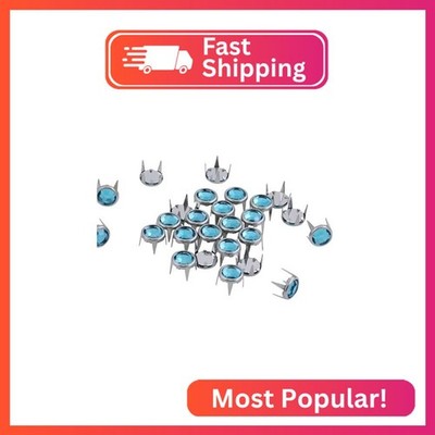 7mm Blue Aqua CH28 Bedazzler Refills Rhinestones Preset Rhinestones in Rims for