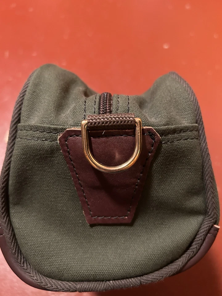 Duluth Pack Sportsman’s Kit Bolso Olive Drab Lona y Cuero Foto 4 de 4