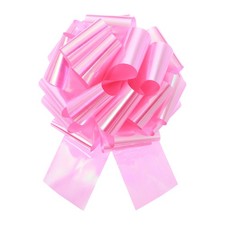 18 Inch Métallique Grand Nœud À Tirer Rose
