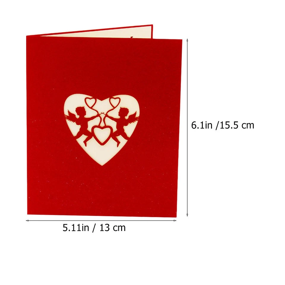 Carte De Voeux D'amour Cartes Bénédiction Affectueuses À Message - Photo 3/4