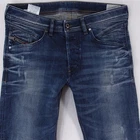 Mens Diesel BELTHER 0854S Stretch Slim Straight Blue Jeans W32 L32