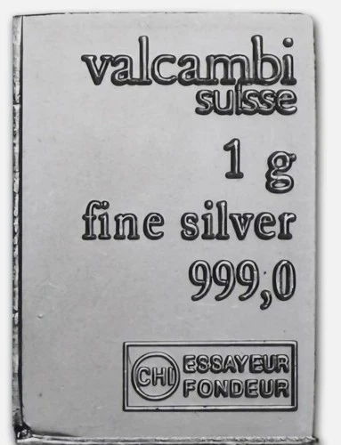 13x 1 Gram Valcambi Suisse Gram .999 Solid Silver  Genuine Fractional Bullion