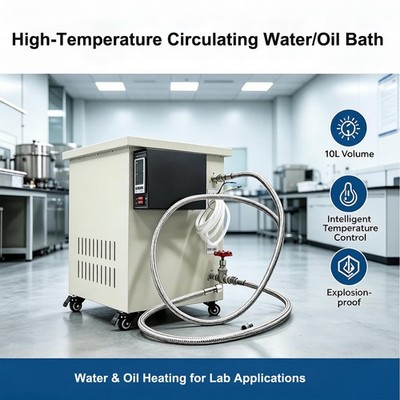 110V 10L Explosion-proof Intelligent High-Temperature Circulating Water/Oil Bath