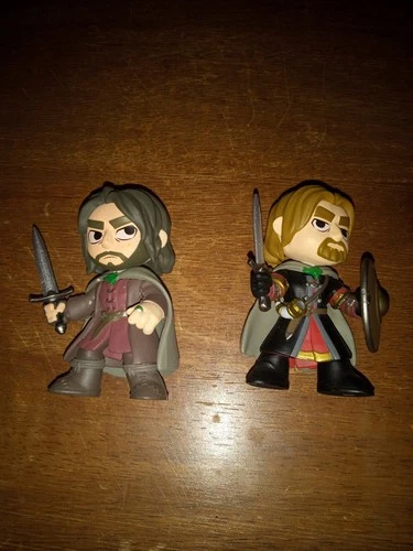 Funko Mystery Minis The Lord of the Rings Lot Aragorn Boromir  2017