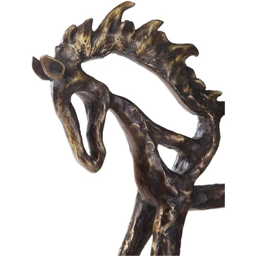 Uttermost 17514 Titan Horse 20 X 14 inch Sculpture - Picture 4 of 5