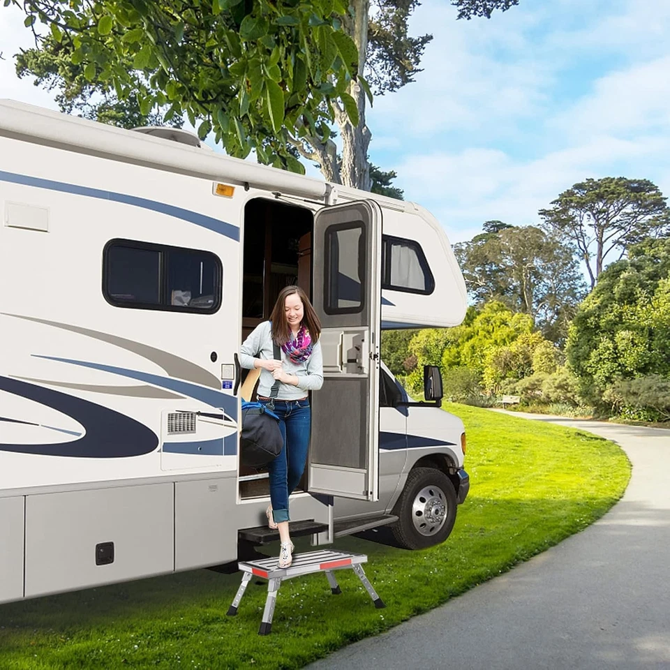 Portable Folding RV Step with Anti-Slip Surface, 17"x12" - Image 4 of 4