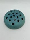 MCM Van Briggle Signed Pottery Blue Teal 16 Hole Flower Frog RARE Mid Century