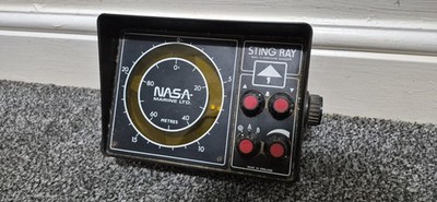 Nasa Marine Ltd Sting Ray Dual Alarm Echolot Vintage Elektronik ungetestet