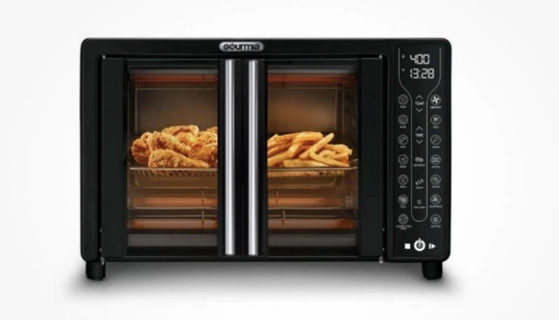 Gourmia Digital French Door Air Fryer Oven GTF7460 6-Slice | NEW Factory Sealed
Opens in a new windo