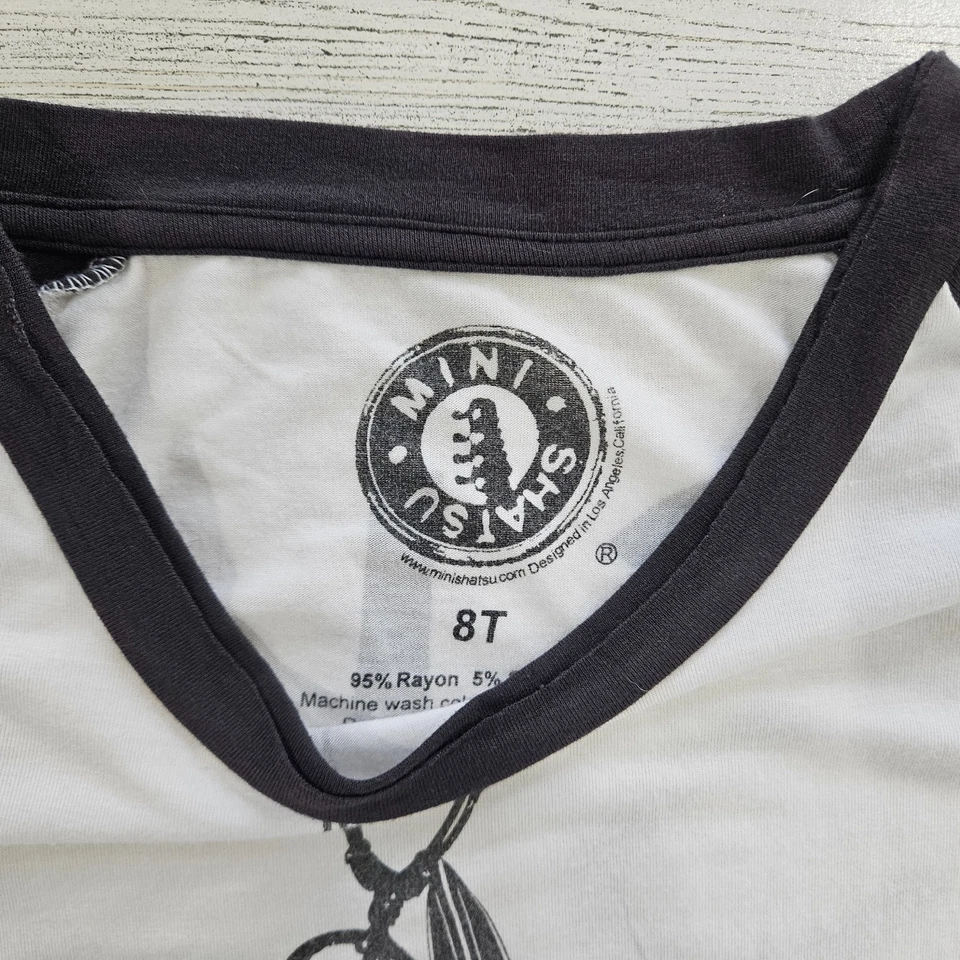 Camisa manga larga MINI SHATSU 8 Shark Surf para niños DC-TT20 Foto 2 de 4