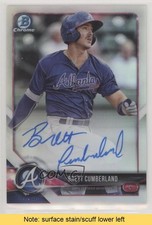 2018 Bowman Chrome Prospect Refractor 192/499 Brett Cumberland Auto READ gb2