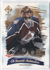 2000-01 Private Stock DAVID AEBISCHER Premiere Date parallel rookie card #111. rookie card picture