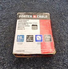 (QTY 2500) Porter Cable PFN16100: 16 GA 1-inch (25.4mm) Straight Finish Nails