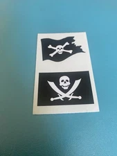 Mrs Grossmans Pirate Flags Half Sticker Strip