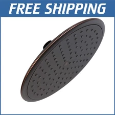 Premium 9-Inch Rain Shower Head with Rust Proof ABS - Elegant Modern Finish