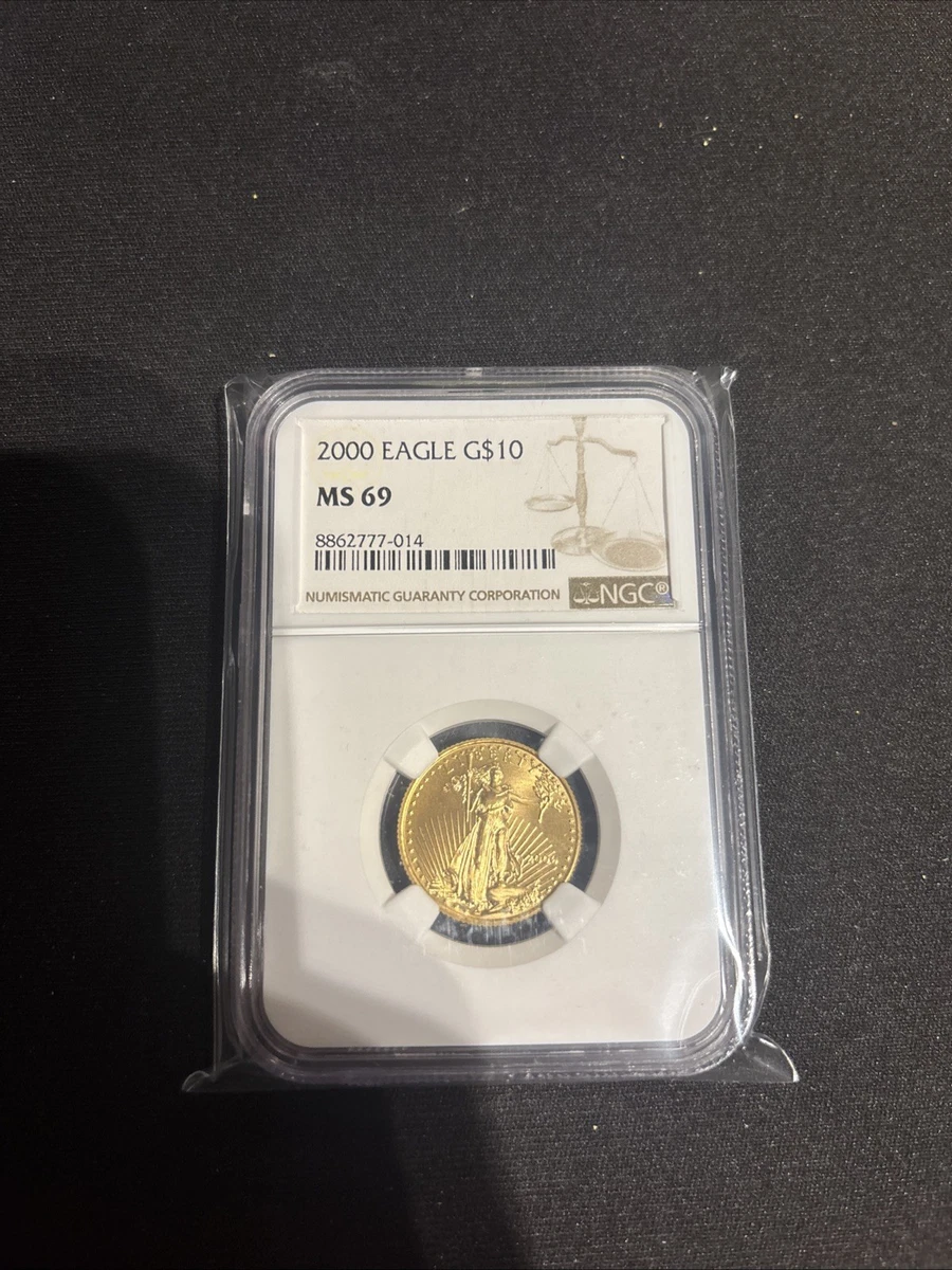 American Eagle NGC Grade MS 69 1/4 oz Precious Metal Content per