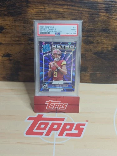 2024 Donruss Jayden Daniels Rated Rookie Retro #11 PSA 9 Mint🔥