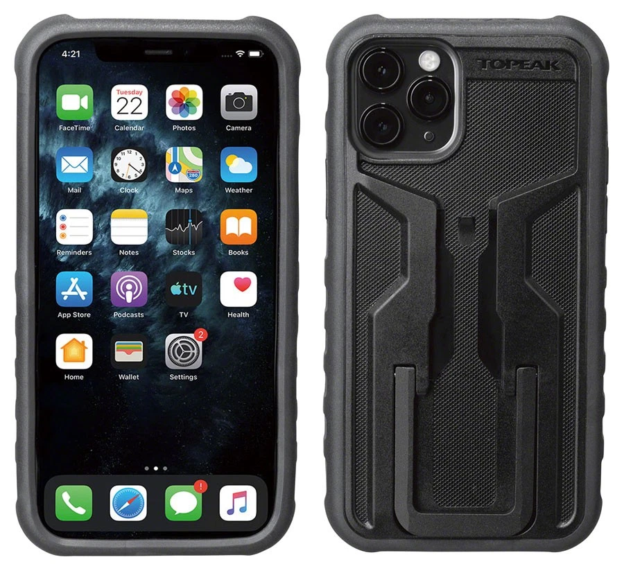 Estuche Topeak RideCase con montaje para iPhone 11 Pro - Soporte para teléfono de bicicleta de fibra de carbono Foto 2 de 4