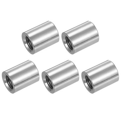 M16x2mm Round Coupling Nuts, 5 Pcs 30mm Stainless Steel Connector Nut