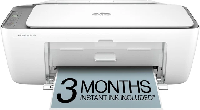 HP DeskJet 2855e Wireless All-in-One Colour Inkjet Printer, Scanner, Copier.