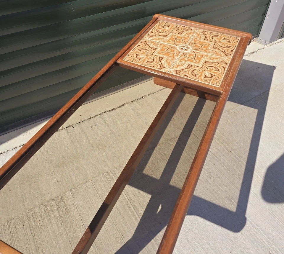 G Plan Fresco Tile & Smoked Glass Top Coffee Table Mid Century Retro Vintage - Image 2 of 4