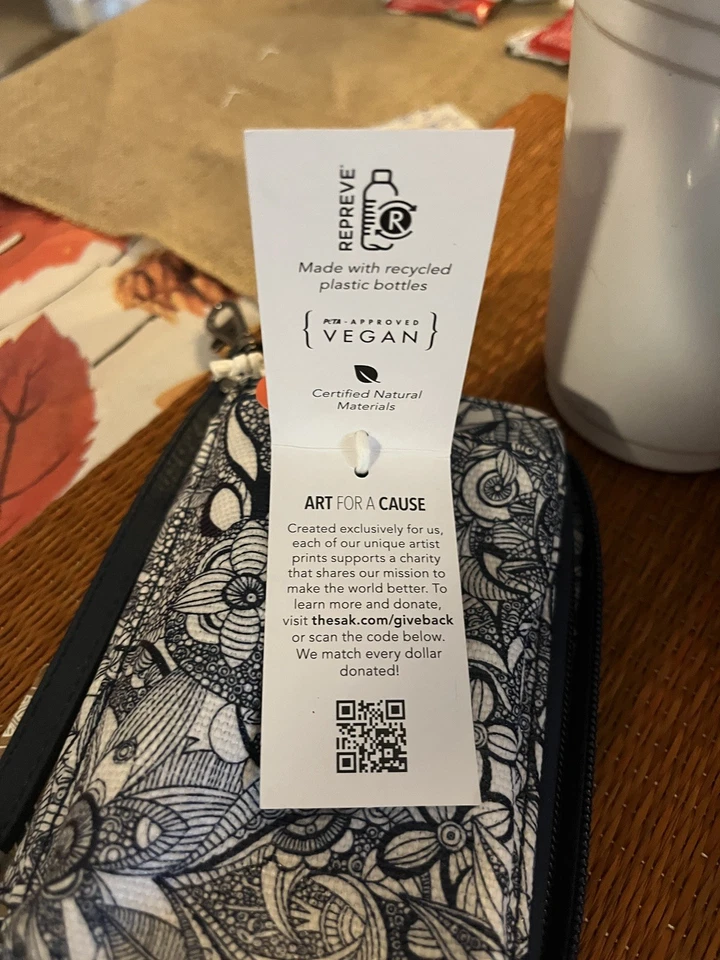 Sakroots Smartphone Muñequera/Brossbody Artist Circle Azul Marino Espíritu Desierto Nuevo con Etiquetas Foto 3 de 4