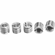 Stainless Steel 1/4" to 3/8" Tripod Adapter/Bushing Set 5/pack