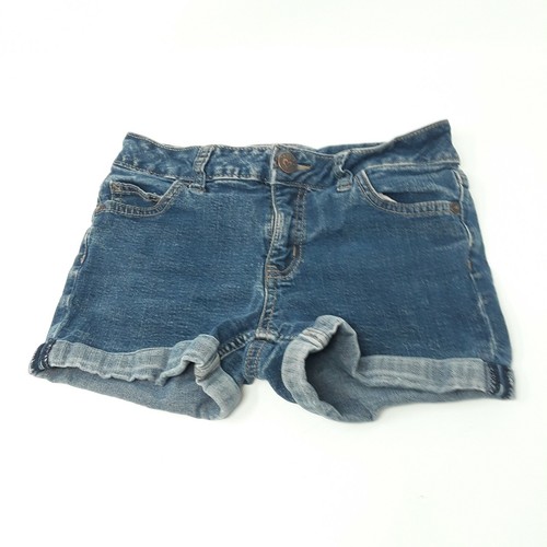 Justice Blue Denim Girls Kids Denim Jeans Size 10 Cuffed Mid Rise - Picture 2 of 9