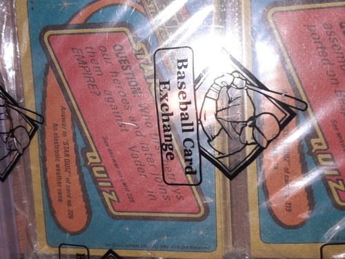 BCE SEALED Star Wars Empire Strikes Back Rack Pack Topps BASEBALL CARD EXCHANGE - Bild 11 von 14