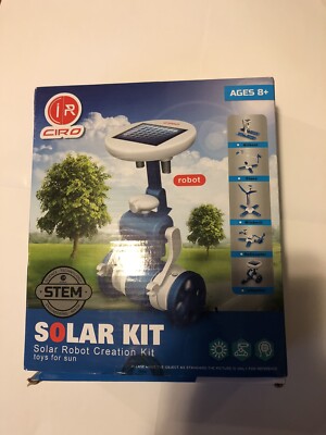 NEW IN BOX: 6 IN 1 Educational DIY Robots Solar Toy Kit 