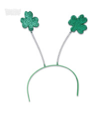 24x LOT St Patrick's Day Headband Shamrock Head Boppers Hats Festive Party Favor