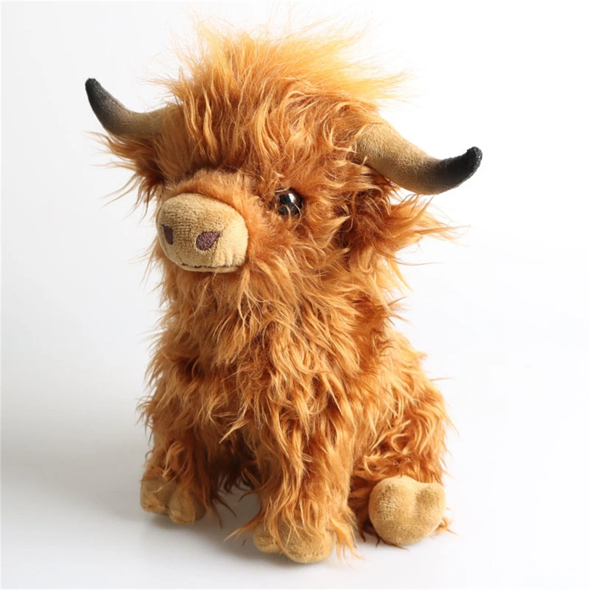 NEW year 2023 Highlands Cow Yak Animal Plush Soft Stuffed Plush Cow Toy For  Kids