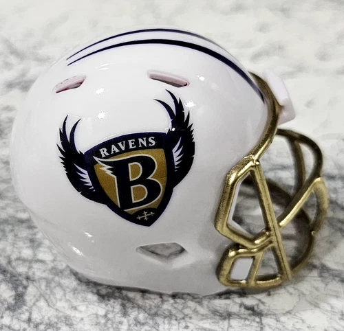 Custom Baltimore Ravens throwback concept pocket pro football helmet