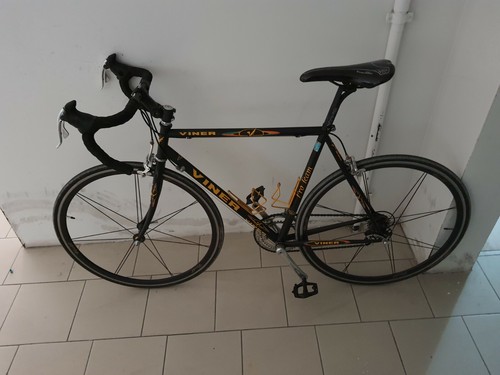 Vendo Bici Da Corsa Viner Colore Nero In Alluminio,taglia54, Cambio |  eBay