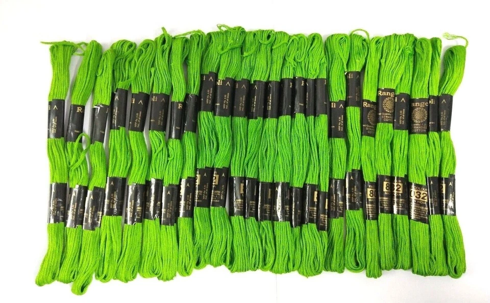 Vardhman rangoli thread 8032 Cotton Thread Swing Craft Knitting Floss 25 Pcs - Image 2 of 3