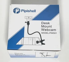 25" Webcam Camera Stand Flexible Desk Mount Clamp Gooseneck - New